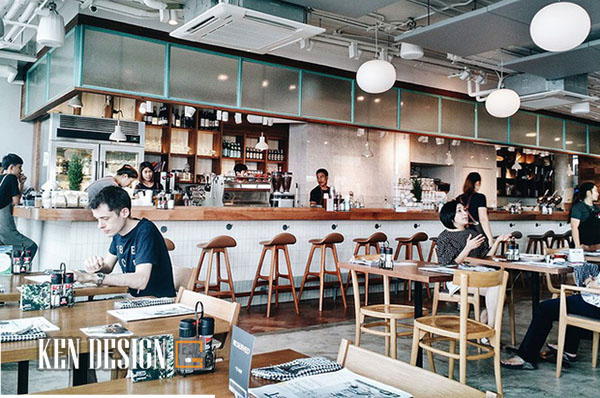 thiết kế quán cafe đẹp